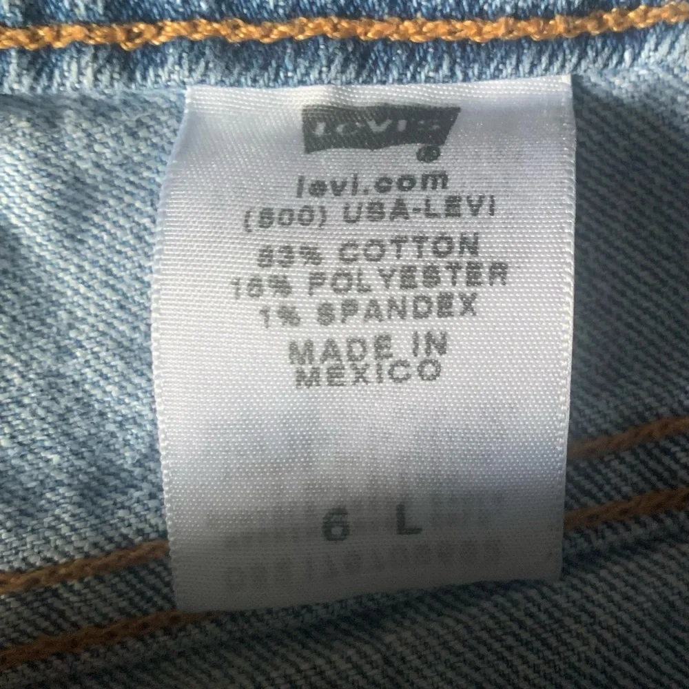 Levi’s Straight Leg 505 Jeans Sz 6L - Picture 5 of 6